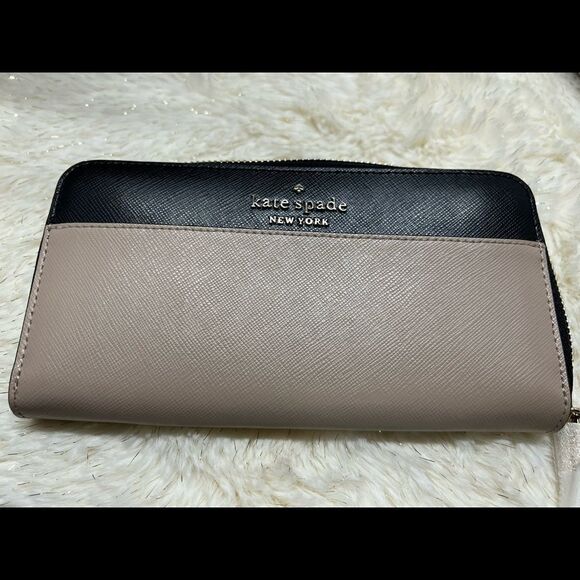 🍀NWT! || New Kate Spade STACI Wallet colorblock - Picture 1 of 7